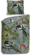 Heckett & Lane Milan Dekbedovertrek - Eenpersoons - 140x200/220cm - Katoen Satijn dekbedovertrek - Blue