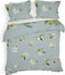Heckett & Lane Milan Dekbedovertrek - Lits Jumeaux - 240x200/220cm - Katoen Satijn dekbedovertrek - Blue