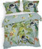 Heckett & Lane Milan Dekbedovertrek - Lits Jumeaux - 240x200/220cm - Katoen Satijn dekbedovertrek - Blue