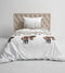 Heckett & Lane Obrien - Flanel - Dekbedovertrek - Eenpersoons - 140x200/220 cm - Natural