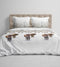 Heckett & Lane Obrien - Flanel - Dekbedovertrek - Tweepersoons - 200x200/220 cm - Natural