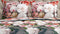 Heckett & Lane Rain - Flanel - Dekbedovertrek - Tweepersoons - 200x200/220 cm - Multi kleur