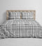 Heckett & Lane Rex - Dekbedovertrek - Lits-jumeaux - 240x200/220 cm - Black