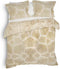 Heckett & Lane Rishi - Dekbedovertrek - Lits-jumeaux - 260x200/220 cm + 2 kussenslopen 60x70 cm - Skin Beige