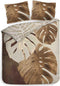 Heckett & Lane Roca Dekbedovertrek - Lits-jumeaux - 260x200/220 cm - Rustic Brown