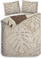 Heckett & Lane Roca Dekbedovertrek - Lits-jumeaux - 260x200/220 cm - Rustic Brown