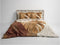 Heckett & Lane Roca Dekbedovertrek - Lits-jumeaux - 260x200/220 cm - Rustic Brown