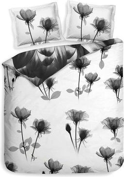 Heckett & Lane Rosati - Dekbedovertrek - Lits-jumeaux - 240x200/220 cm - Black/White