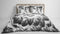 Heckett & Lane Rosati - Dekbedovertrek - Lits-jumeaux - 240x200/220 cm - Black/White