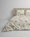Heckett & Lane Sami Dekbedovertrek - Flanel - Eenpersoons - 140x200/220 cm - Natural Green