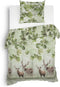 Heckett & Lane Tobias Dekbedovertrek - Flanel - Lits-jumeaux - 240x200/220 cm - Fern Green
