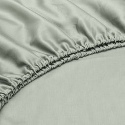 Heckett lane zohome hoeslaken satinado foam green 180 x 200