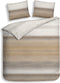Heckettlane Abbe Dekbedovertrek - Eenpersoons - Flanel - 140x200-220cm - Natural