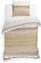 Heckettlane Abbe Dekbedovertrek - Eenpersoons - Flanel - 140x200-220cm - Natural