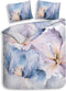Heckettlane Acadia Dekbedovertrek - Eenpersoons - Kunstvezel - 140x200-220cm - Paars