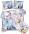Heckettlane Acadia Dekbedovertrek - Lits-jumeaux - Kunstvezel - 240x200-220cm - Paars