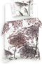 Heckettlane Adel Dekbedovertrek - Eenpersoons - Katoensatijn - 140x200-220cm - Off-White