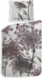 Heckettlane Adel Dekbedovertrek - Eenpersoons - Katoensatijn - 140x200-220cm - Off-White