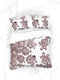 Heckettlane Adel Dekbedovertrek - Lits-jumeaux - Katoensatijn - 240x200-220cm - Off-White