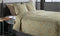 Heckettlane Adeline Dekbedovertrek - Lits-jumeaux - Flanel - 240x200-220cm - Groen
