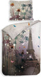Heckettlane Aimy Dekbedovertrek - Lits-jumeaux - Katoensatijn - 240x200-220cm - Wit