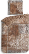 Heckettlane Amaro Dekbedovertrek - Lits-jumeaux - Katoen - 260x200-220cm - Rood