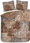 Heckettlane Amaro Dekbedovertrek - Lits-jumeaux - Katoen - 260x200-220cm - Rood