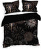 Heckettlane Amira Dekbedovertrek - Lits-jumeaux - Katoen - 260x200-220cm - Zwart