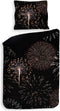 Heckettlane Amira Dekbedovertrek - Lits-jumeaux - Katoen - 240x200-220cm - Zwart