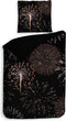 Heckettlane Amira Dekbedovertrek - Lits-jumeaux - Katoen - 260x200-220cm - Zwart