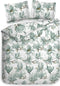 Heckettlane Annila Dekbedovertrek - Eenpersoons - Flanel - 140x200-220cm - Groen
