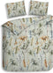 Heckettlane Areca Dekbedovertrek - Eenpersoons - Flanel - 140x200-220cm - Groen