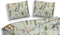 Heckettlane Areca Dekbedovertrek - Lits-jumeaux - Flanel - 240x200-220cm - Groen