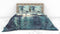 Heckettlane Aurora Dekbedovertrek - 50% Bamboo 50% Satijn - 240x220 - Blauw
