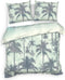 Heckettlane Aurora Dekbedovertrek - Eenpersoons - Bamboe - 140x200-220cm - Blauw