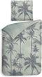 Heckettlane Aurora Dekbedovertrek - Eenpersoons - Bamboe - 140x200-220cm - Blauw