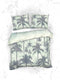 Heckettlane Aurora Dekbedovertrek - Tweepersoons - Bamboe - 200x200-220cm - Blauw