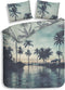 Heckettlane Aurora Dekbedovertrek - Tweepersoons - Bamboe - 200x200-220cm - Blauw