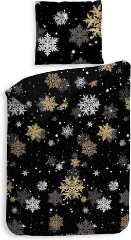 Heckettlane Avrem Dekbedovertrek - Eenpersoons - Flanel - 140x200-220cm - Multi