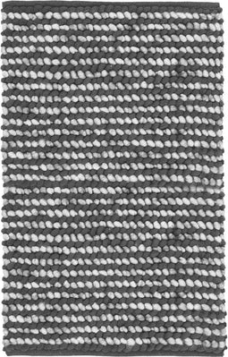 Heckettlane Badmat Mylene - Badkamermat - Antislip tapijt - 70x120 - Antraciet