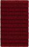 Heckettlane Badmat Roberto - Badkamermat - Antislip tapijt - 60x100 - Rood