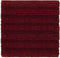 Heckettlane Badmat Roberto - Badkamermat - Antislip tapijt - 60x60 - Rood