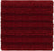 Heckettlane Badmat Roberto - Badkamermat - Antislip tapijt - 60x60 - Rood