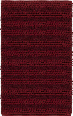 Heckettlane Badmat Roberto - Badkamermat - Antislip tapijt - 70x120 - Rood