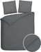 Heckettlane Banda - Dekbedovertrek - Lits-jumeaux - 240x200/220 cm - Dark Gull Grey