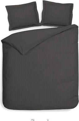 Heckettlane Banda - Dekbedovertrek - Lits-jumeaux - 260x200/220 cm - Dark Gull Grey