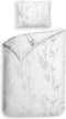Heckettlane Becca Dekbedovertrek - 100% Katoen-Satijn - 200x220-NL-BE - Wit