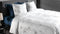 Heckettlane Becca Dekbedovertrek - 100% Katoen-Satijn - 200x220-NL-BE - Wit