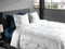 Heckettlane Becca Dekbedovertrek - 100% Katoen-Satijn - 200x220-NL-BE - Wit