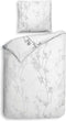 Heckettlane Becca Dekbedovertrek - 100% Katoen-Satijn - 240x220 - Wit